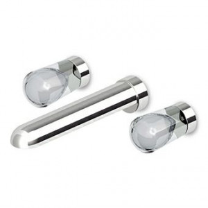 ZNU668 - R99504 Смеситель для раковины на 3 отверстия с аэратором. Zucchetti Nude