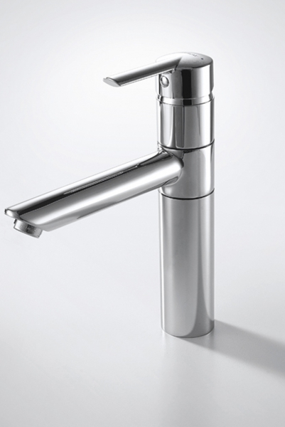 Смеситель для кухни с высоким поворотным изливом VARUNA F7134187CP bravat  - Вид №1