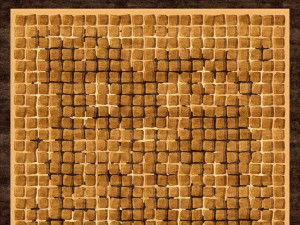 Ковер ручной работы из ткани