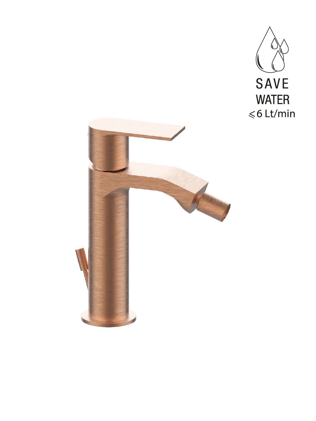 Однорычажный смеситель для биде с автоматическим сливом Rubinetterie Frattini Птолемей ARCH-00058563 - Вид №13