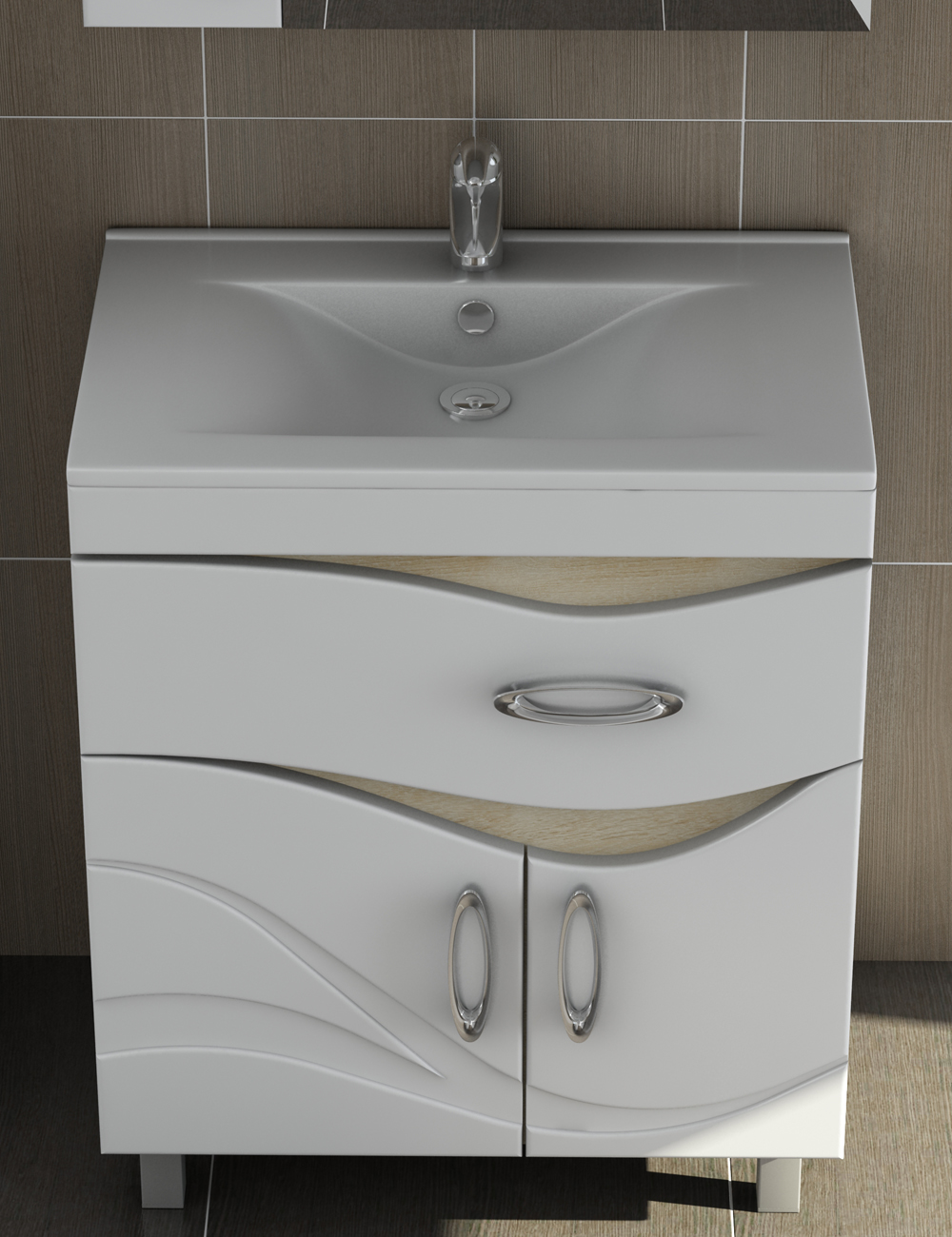 Тумба Mirella 700 (VGC)700⨉470⨉830 мм белый Santreyd sun-id-665331 - Вид №3