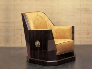 Rozzoni Кресло с обивкой из ткани с подлокотниками Classic