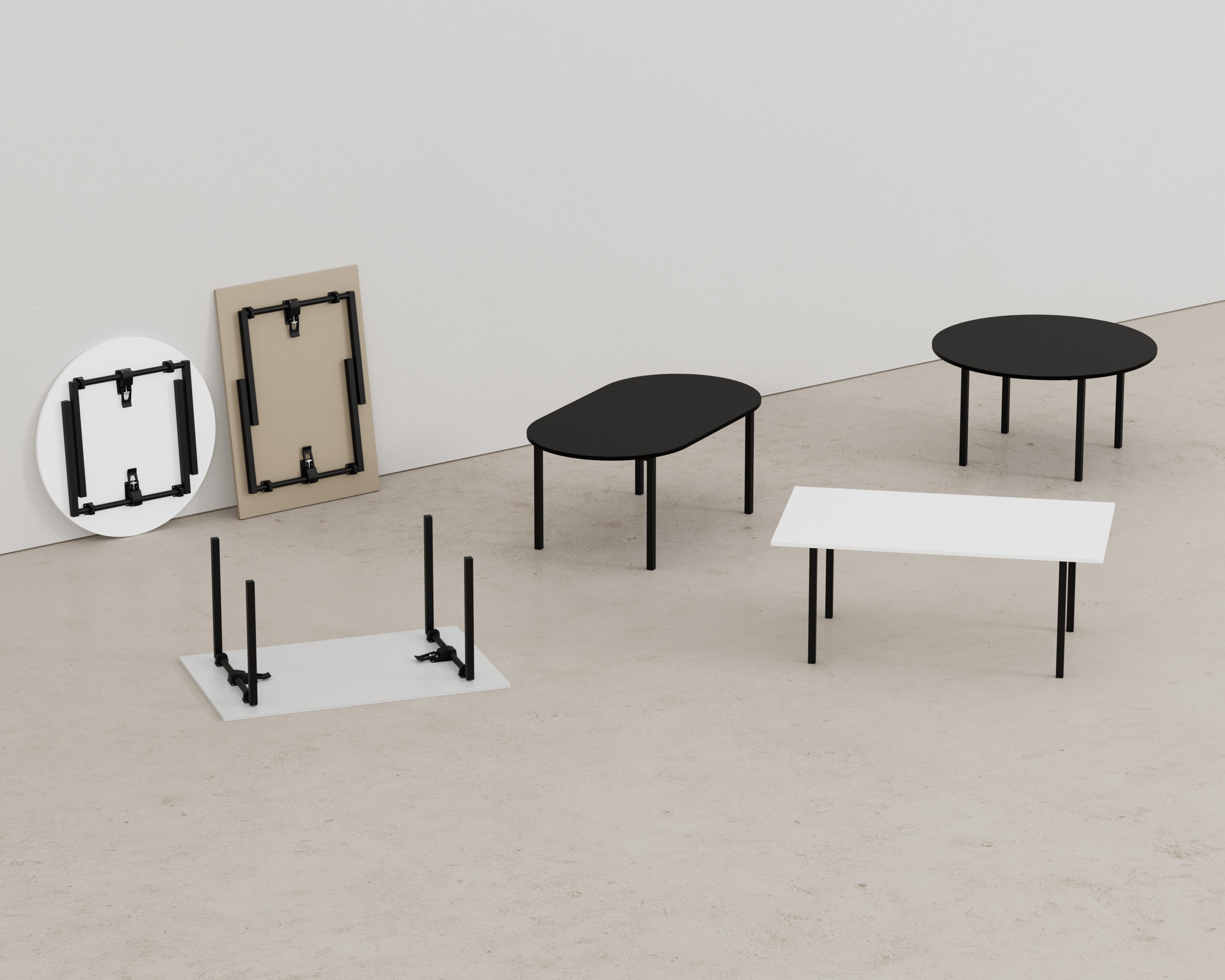 Овальный стол из ДСП IBEBI тимьян ARCH-00129908 - Вид №2