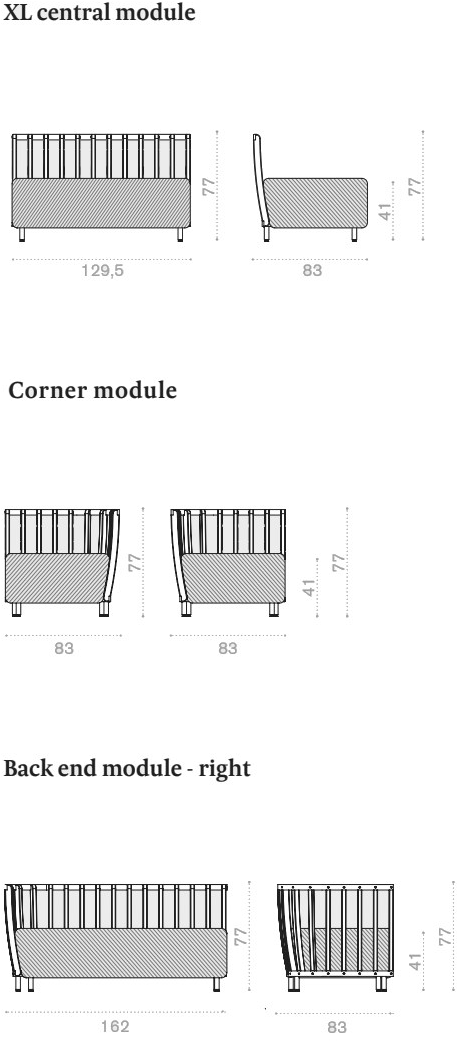 Ethimo Модульный садовый диван из тикового дерева Swing sun-id-1498705 - Вид №4