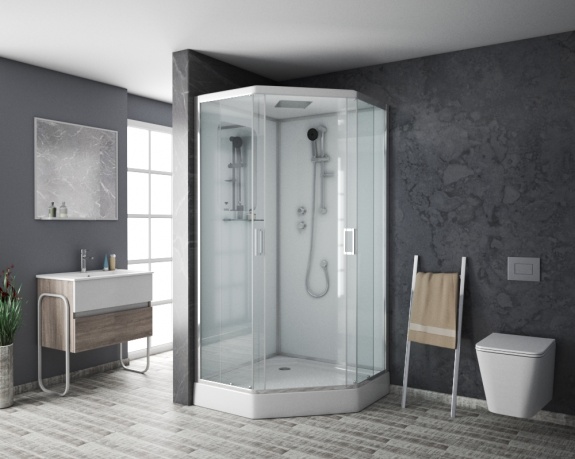 Душевая кабина NG-6001-D (900х900х2200) Santreyd NG-6001-01D - Вид №1