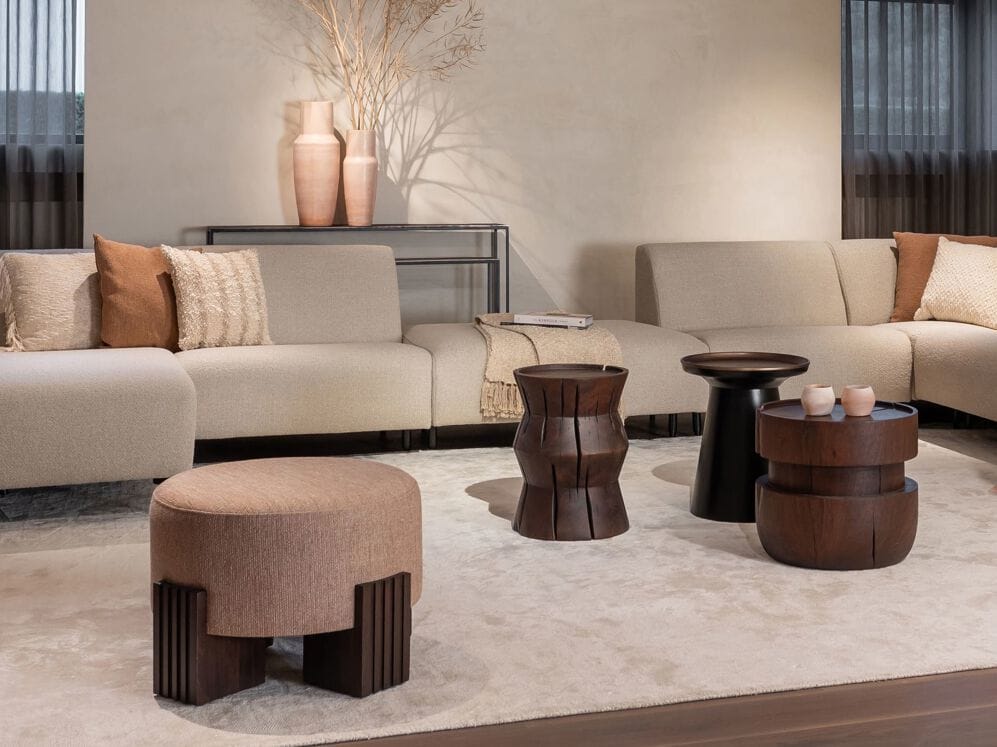 Круглый журнальный столик из акации DÔME DECO Nova ' 25 ARCH-00128032 - Вид №1