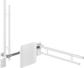 900.50.13640 Двойной шарнирный опорный рельс, конструкция a HEWI Stützen  - Вид №12