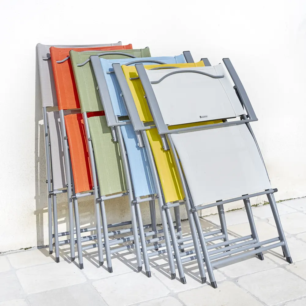 Кресло Naterial Emys Origami складное 54х52х83 см сталь светло-серый STLM-2078090 - Вид №16