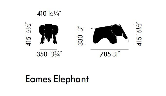 Многослойная игра в форме слона VITRA Eames Elephant ARCH-00088406 - Вид №5