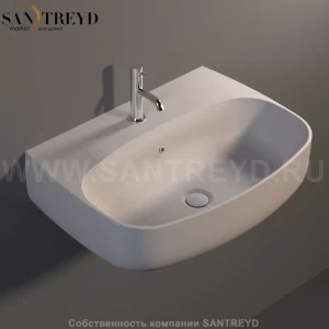 534159 Подвесная раковина настенная овальная Kerasan Nolita серая