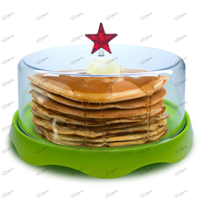 Тортовница зеленая подарочная средняя Merry Tray QUALY  00-3869541 Зеленый 