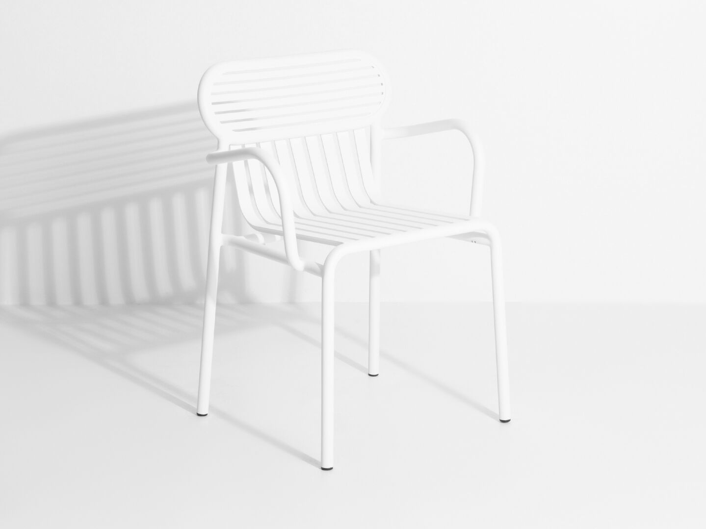 Алюминиевый штабелируемый стул с порошковым покрытием с подлокотниками Petite Friture выходные ARCH-00096326 - Вид №14