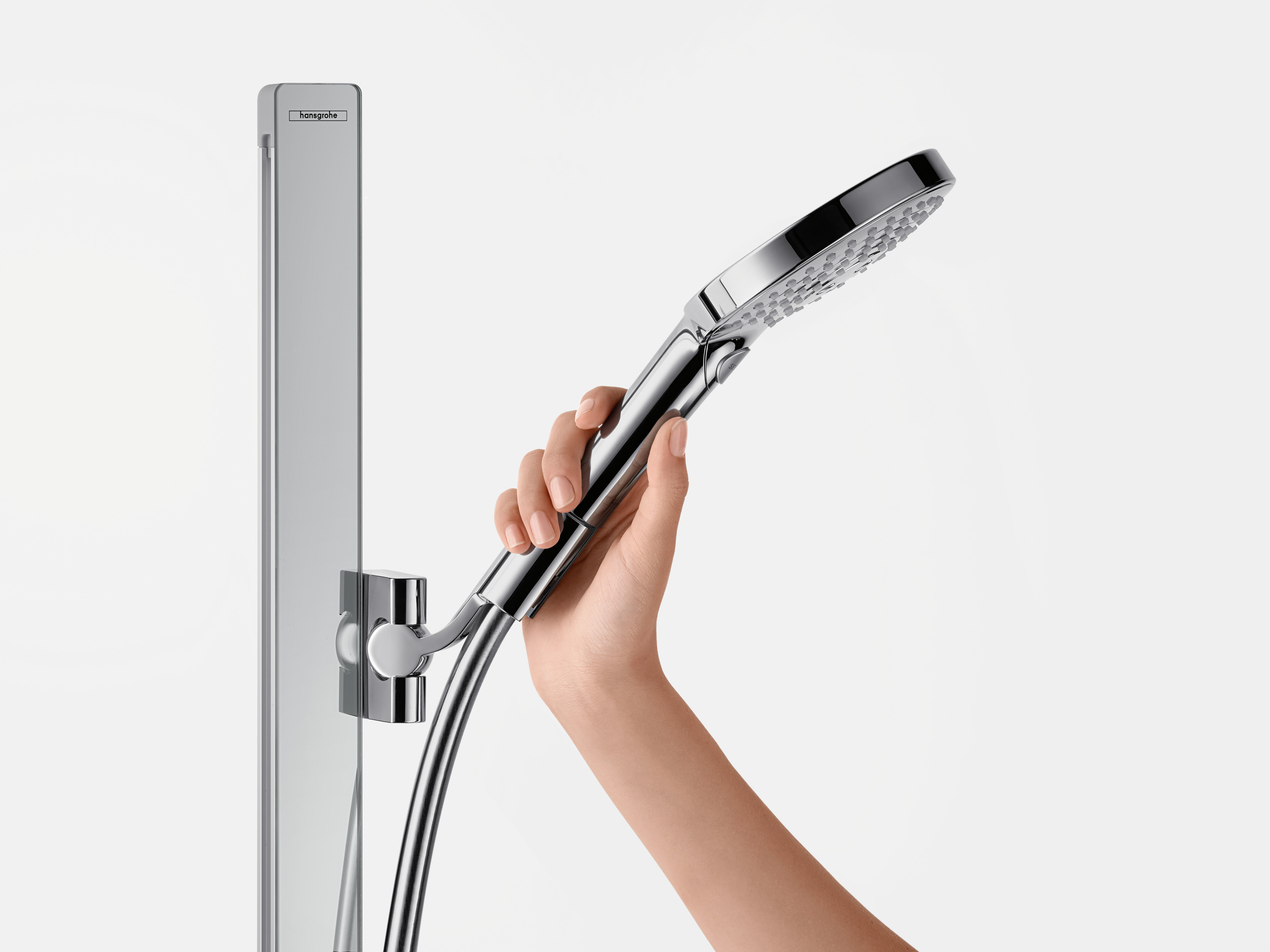 27649400 Raindance Select S Душевой набор 120 3jet EcoSmart 9 л / мин со штангой 90 см и мыльницей Hansgrohe  - Вид №3