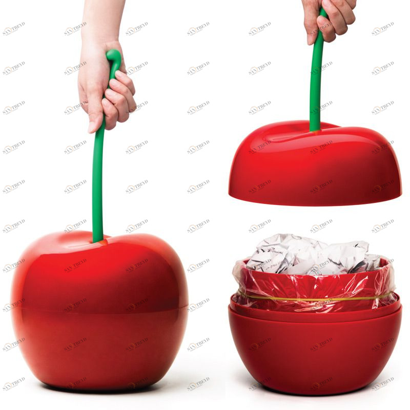 Корзина для мусора Cherry Qualy QL10128RD