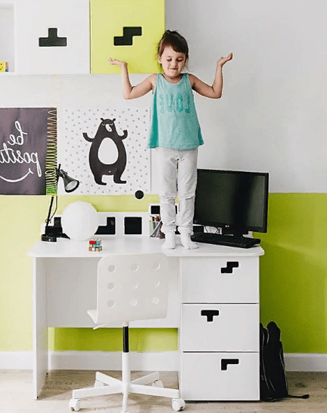 Детский письменный стол с ящиками левый "Продленка" МАНДАРИН ПРОДЛЕНКА 178743 Белый Santreyd  - Вид №8