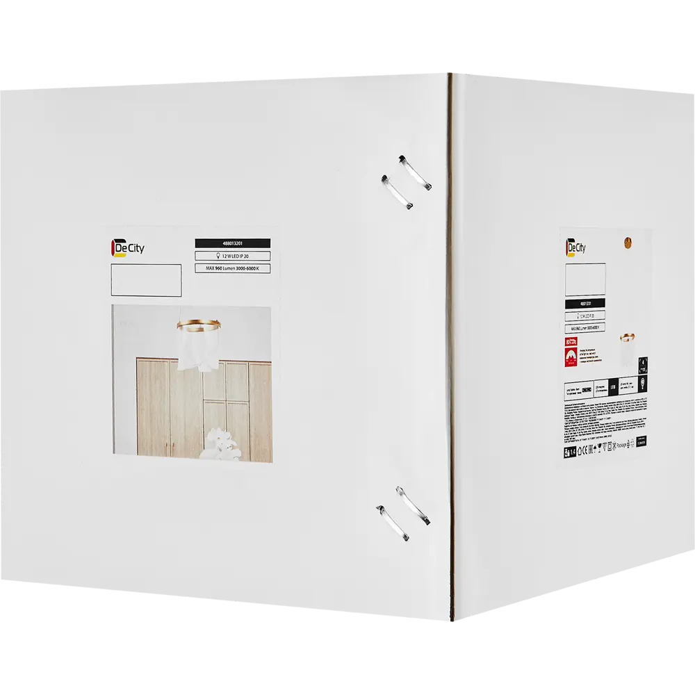 Потолочная люстра De City Конти с акриловыми пластинами для современного интерьера 89379868 STLM-1329334 - Вид №8