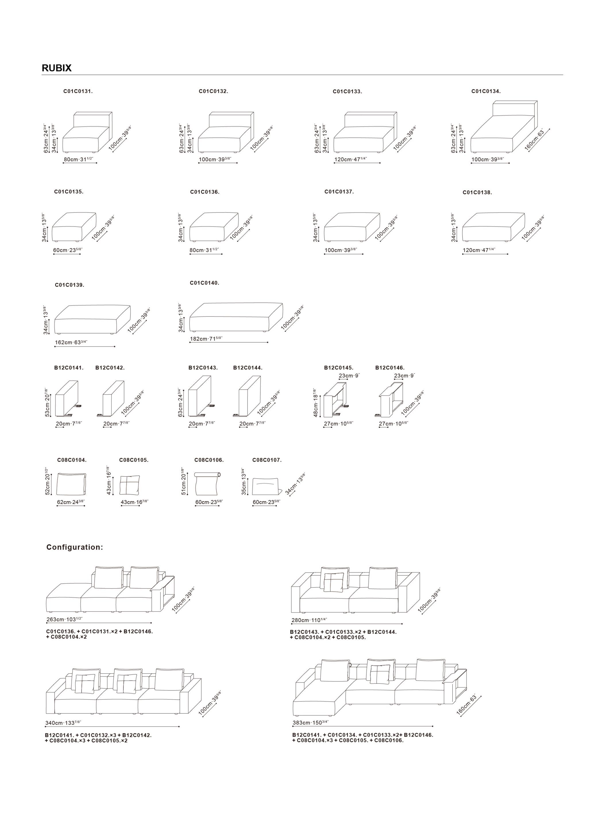 Кожаный диван CAMERICH Rubix ARCH-00119032 - Вид №6