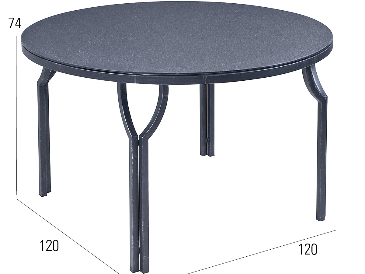 65.00.0327 Античный стол Медичи - ∅ 120см Mbm Medici - Вид №1