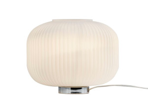 Настольная лампа из дутого стекла