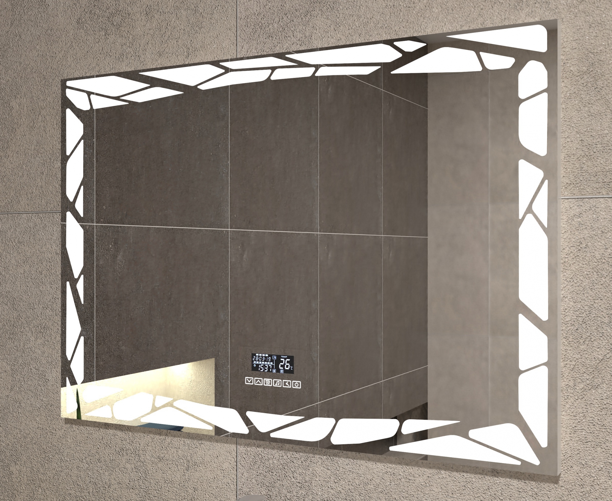 Зеркало Melissa Media Grey 600 VIGO sun-id-664577 - Вид №3