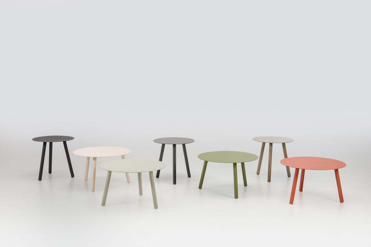 Алюминиевый низкий круглый журнальный столик с порошковым покрытием Vincent sheppard LILO ARCH-00081056 - Вид №1