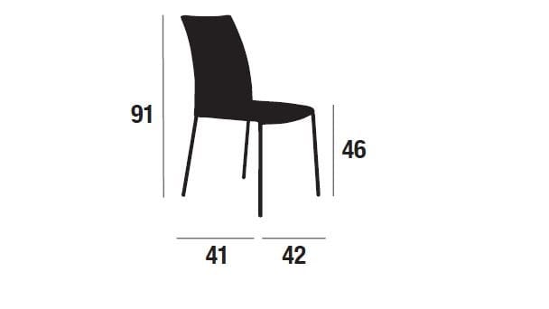 Кожаный стул XLINE 4203 ARCH-00103770 - Вид №2