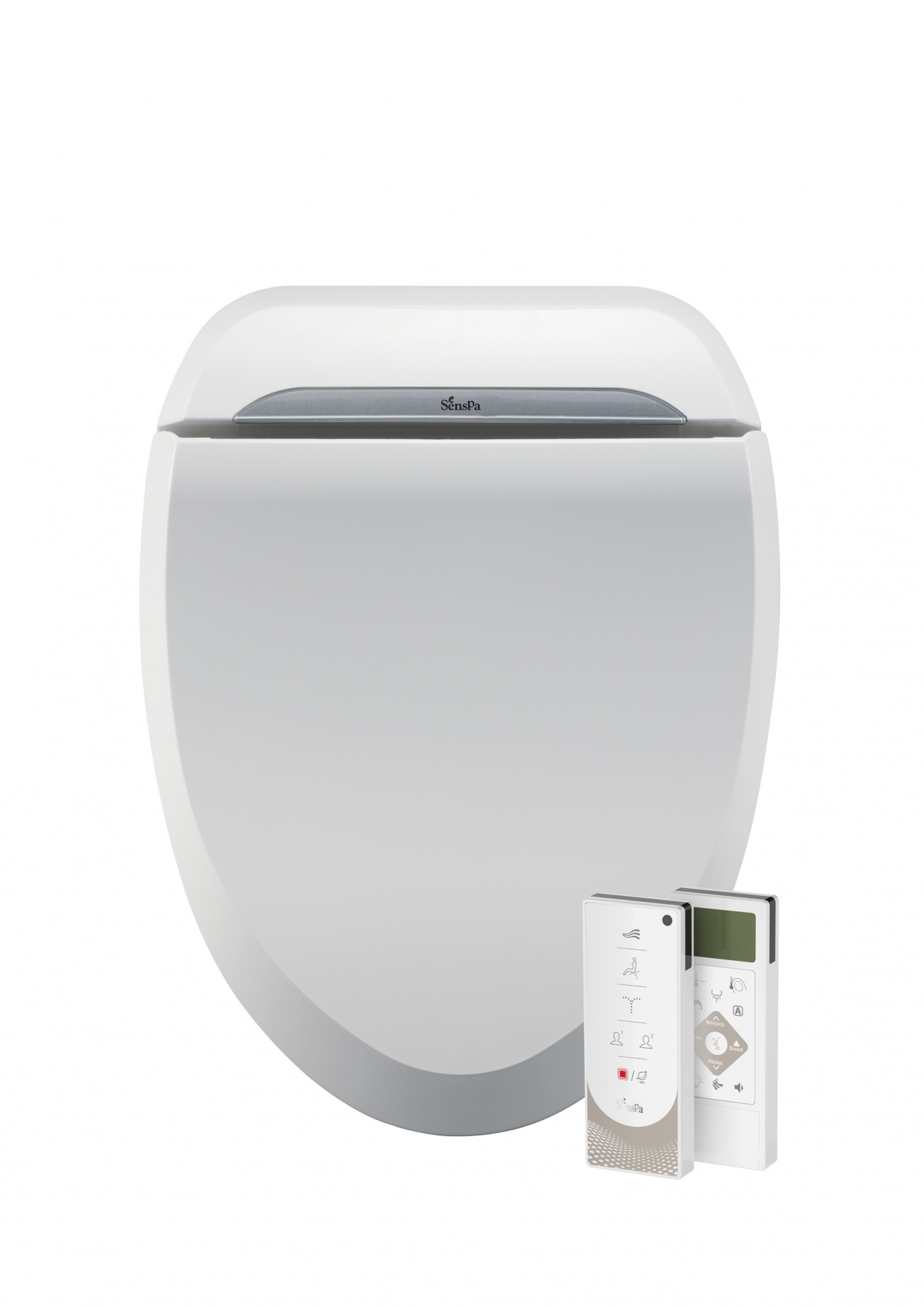 Электронная крышка биде SensPa JK-1000 Grey U - круглая sun-id-2005343