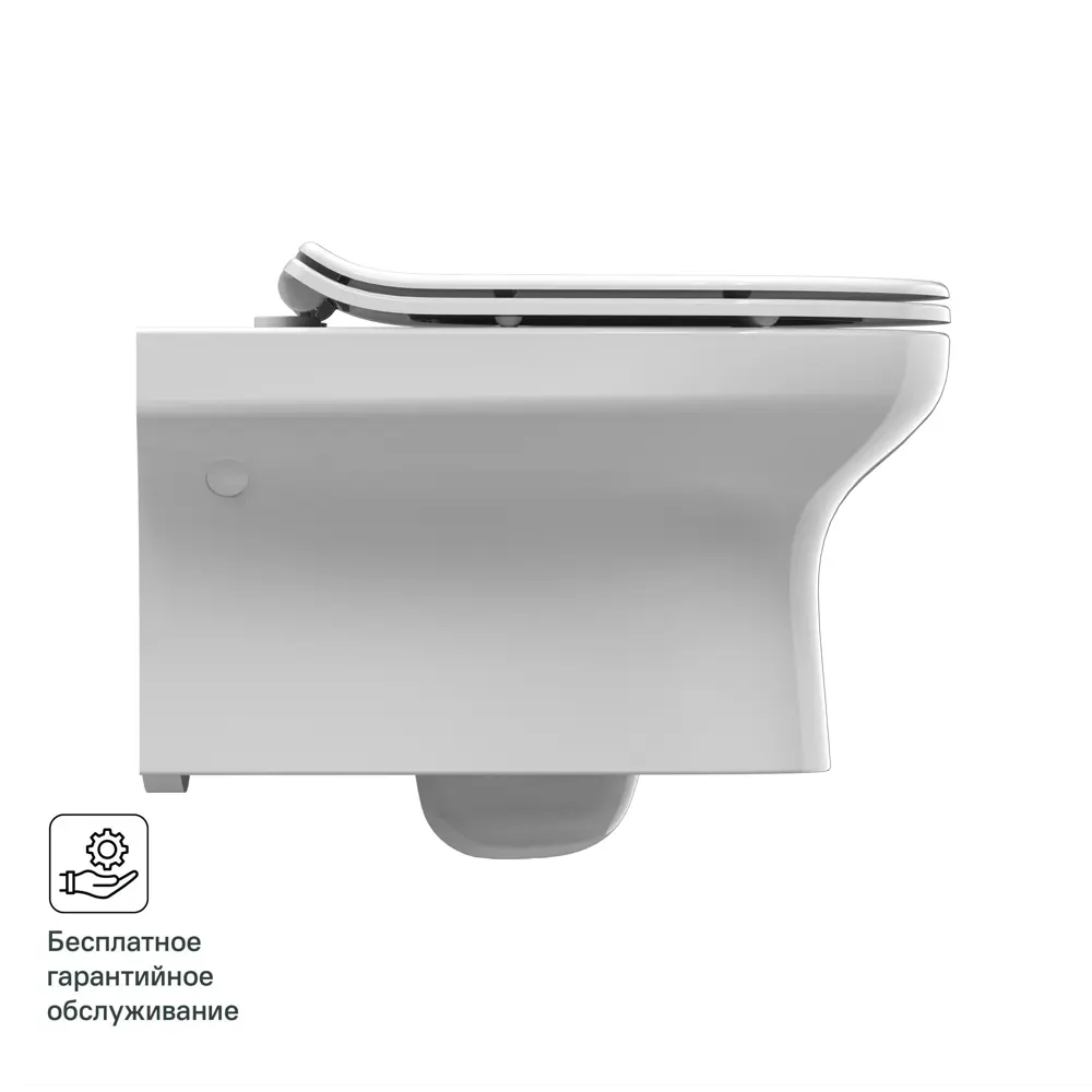 Комплект инсталляции AM.PM Tech с унитазом закрытым Sensea Favori клавиша AM.PM Tech L серебристая STLM-2123711 - Вид №14