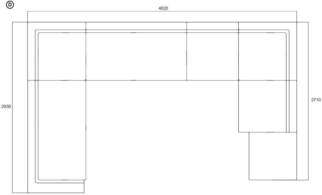 Enza Home Модульный угловой диван из ткани Mayfair sun-id-1464942 - Вид №12