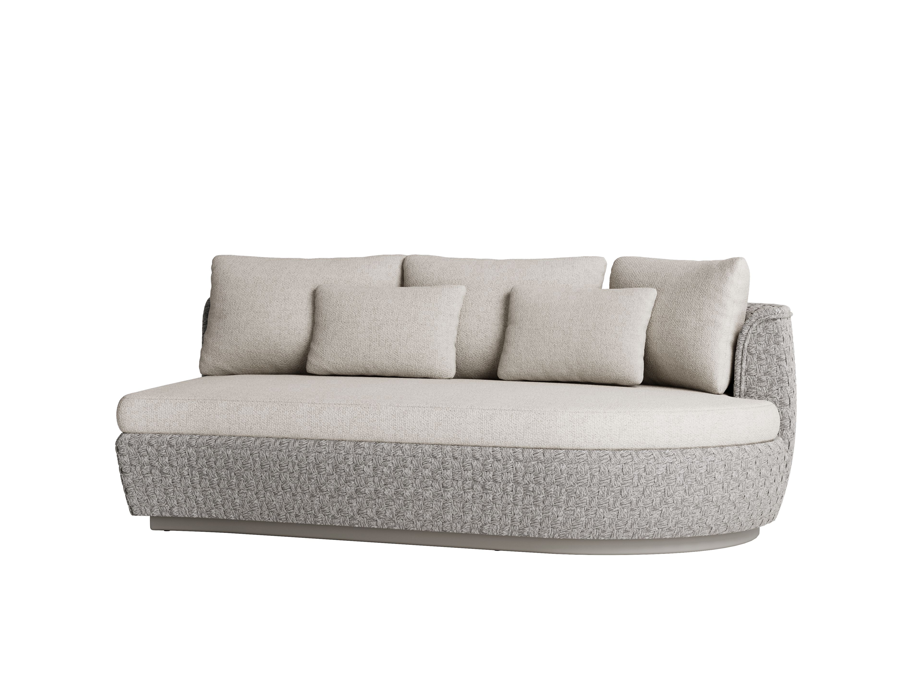 Веревочный модульный садовый диван Jardinico круглый ARCH-00103382