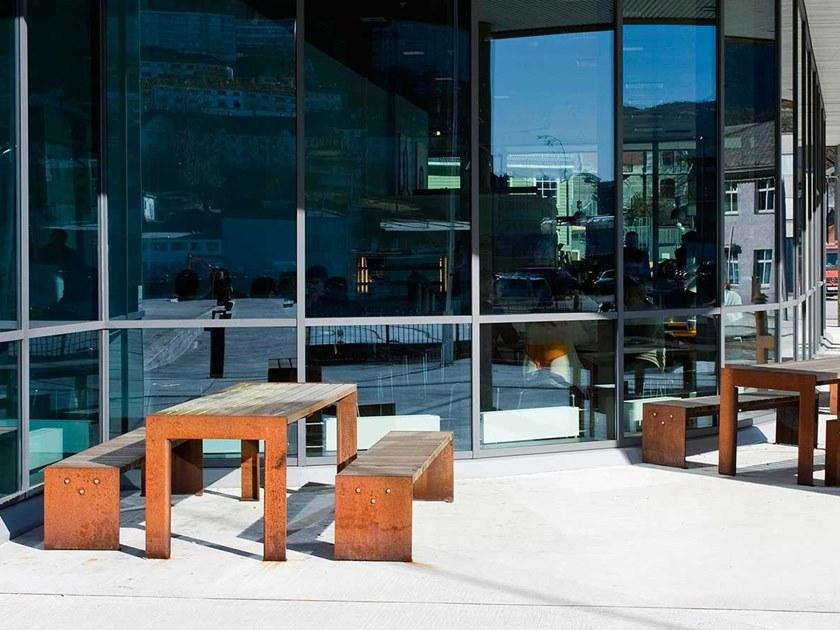 VESTRE Стол для общественных мест из стали и дерева Vroom sun-id-1415752 - Вид №13