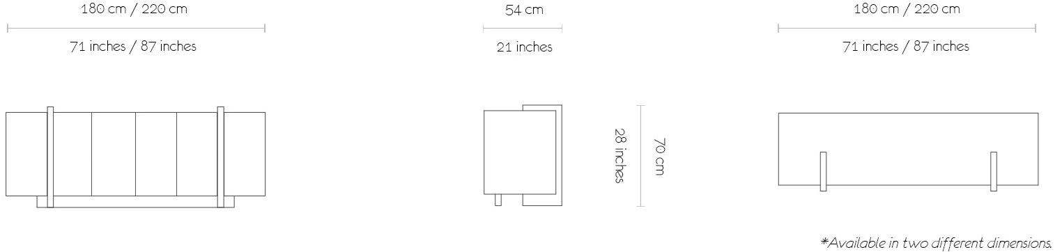 MORADA Буфет из дуба с распашными дверцами со встроенной подсветкой Luna del mar Lunadelmar bu - Вид №2