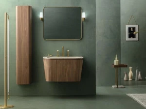 Cerasa Тумба под умывальник подвесная одинарная Suede