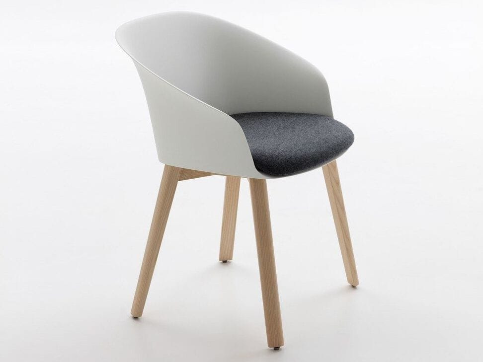 Стул из полипропилена с мягким сиденьем Crassevig Finna ARCH-00114945