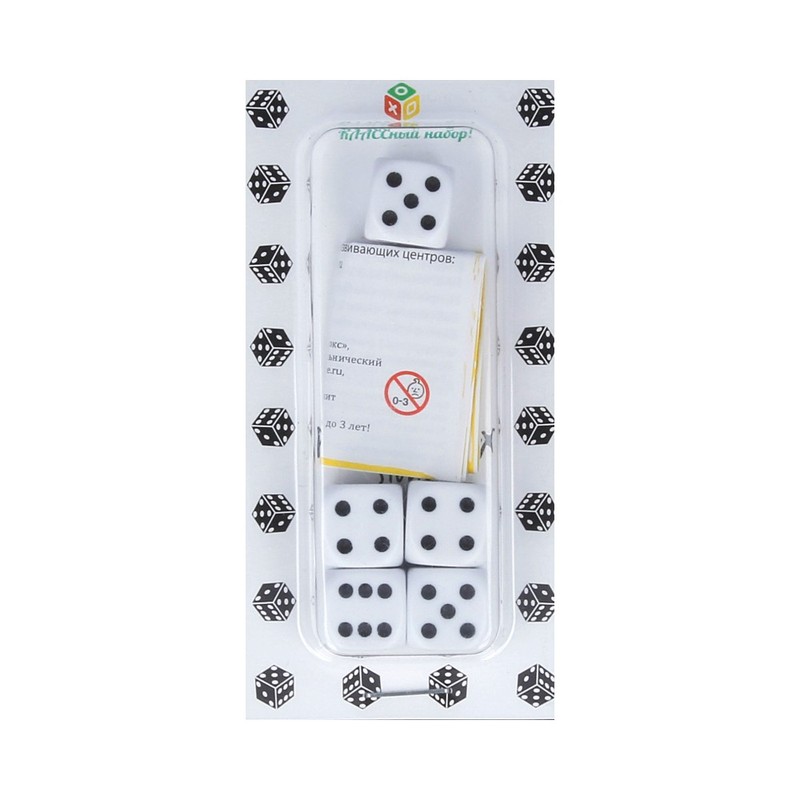 02PB203 Набор кубиков "Посчитайка" 5 шт. Пандора Бокс Студио 