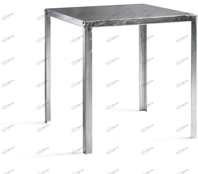 PF Stile Квадратный стол из оцинкованной стали sun-id-1432005