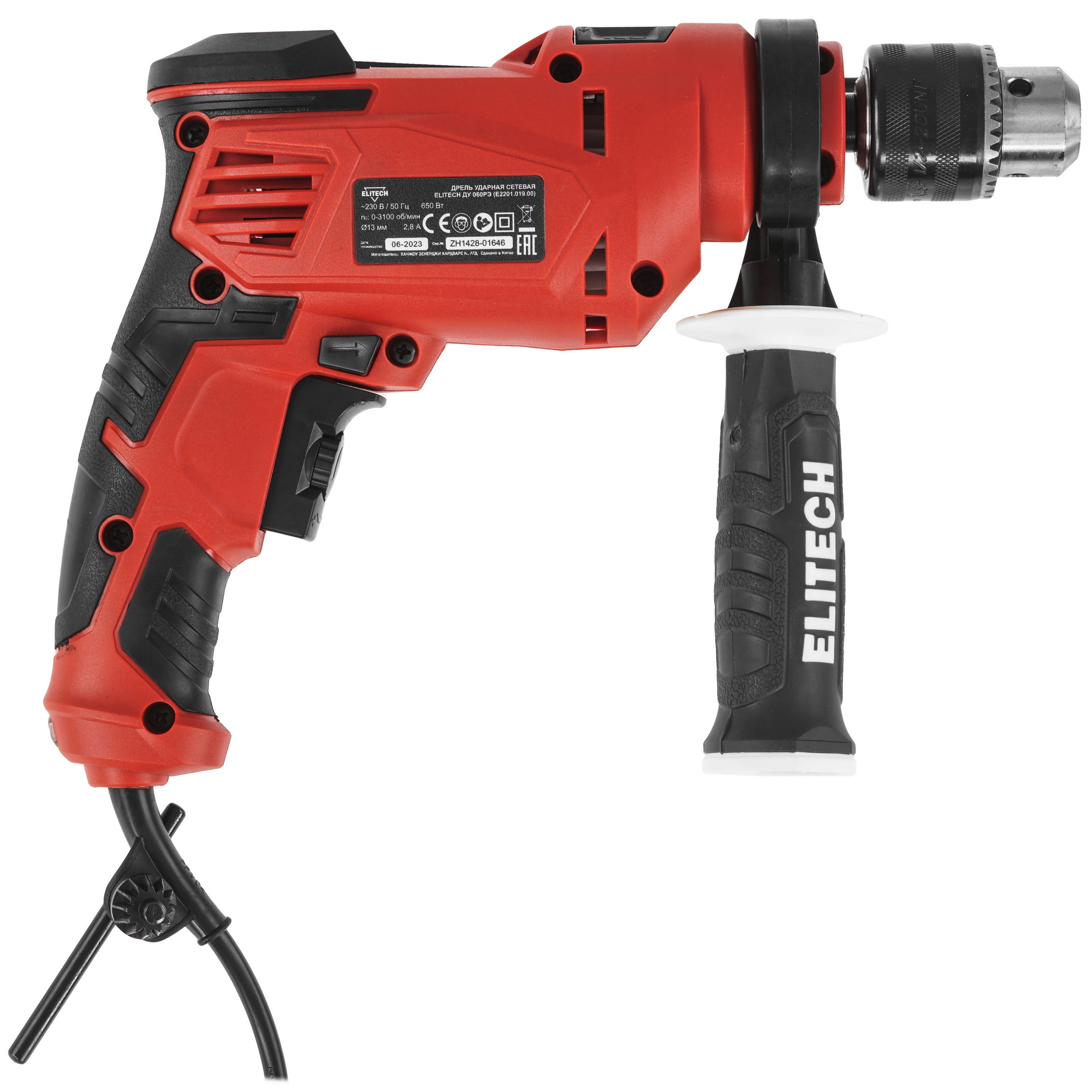 Дрель  ELITECH ДМ ДУ 060РЭ 9033355 STDN-0082810 - Вид №1