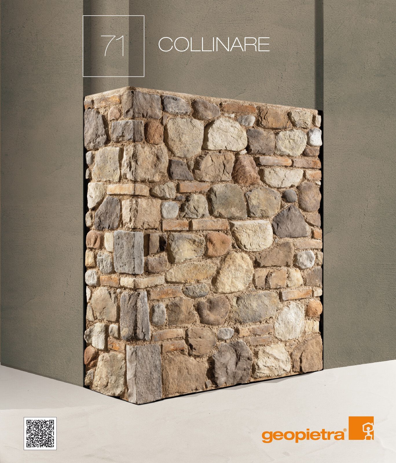 Реконструированная каменная облицовка GEOPIETRA® спонтанный профиль ARCH-00007550