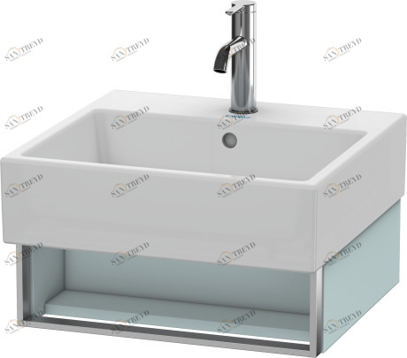 VA602400909 Тумбочка подвесная Vero Air #VA6024 484 x 431 мм Светло-голубой матовый декор Duravit