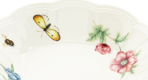 10554183 Lenox Чаша для фруктов Lenox "Бабочки на лугу" 16см Фарфор