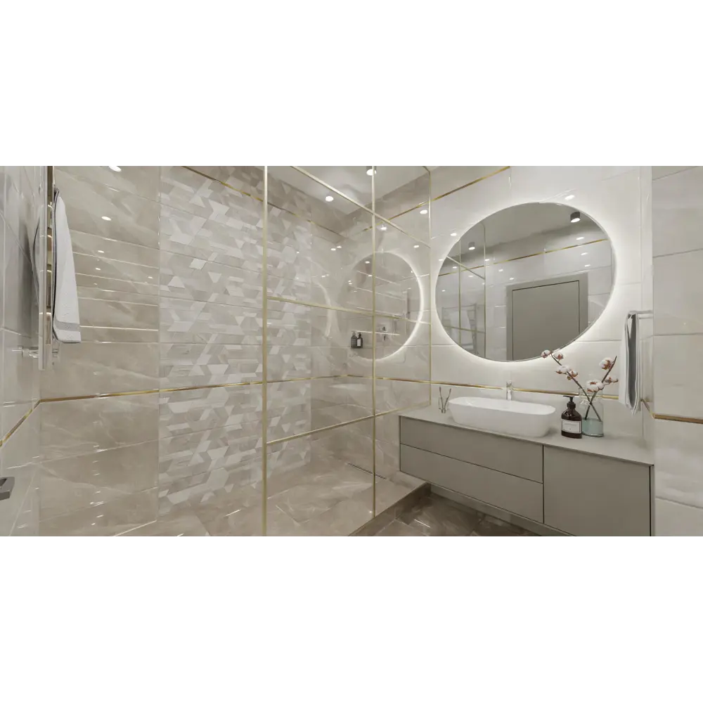 Декор настенный Tono Dec 30x60 см 1.62 м² цвет серый Santreyd STLM-2159164 - Вид №4