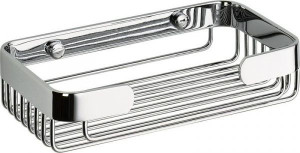 H231/CR Sanibano, решетка прямоугольная 1-уровневая, длина 19,5 см, цвет хром