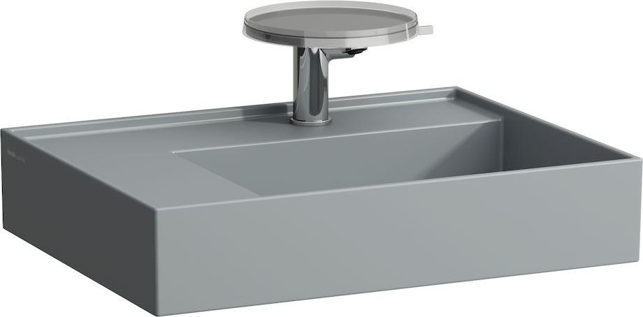 H8103357591121 Раковина с полочкой слева, со специальным скрытым сливом LAUFEN PRO - Вид №13