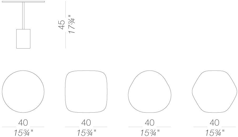 Lapalma Круглый садовый столик Jey outdoor sun-id-1505025 - Вид №7