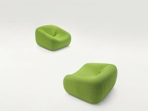 Paola Lenti Мягкое кресло со съемным чехлом Smile B75a