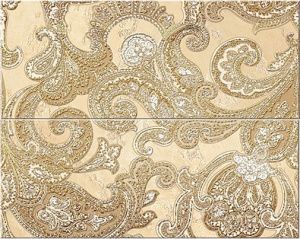 SFUMATO BEIGE PAISLEY(2шт) Панно 40,2*50,5