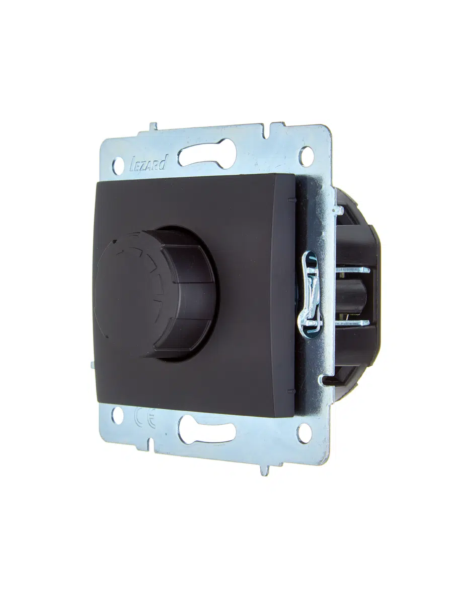 ASTI Диммер 1000W чёрный бархат механизм LEZARD 7081-4288-157 - Вид №2