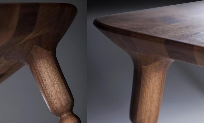 Artisan Прямоугольный обеденный стол из массива дерева  Dtpaxxyy  - Вид №2