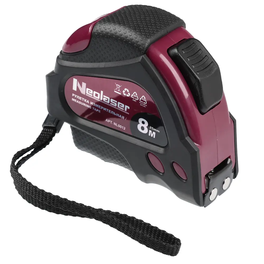 Neolaser NL0012 — профессиональная рулетка с автостопом 8 метров 89430804 STLM-1573996 - Вид №4