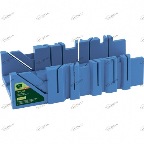 Стусло пластиковое 300х90мм 6 углов для запила СИБРТЕХ 12537